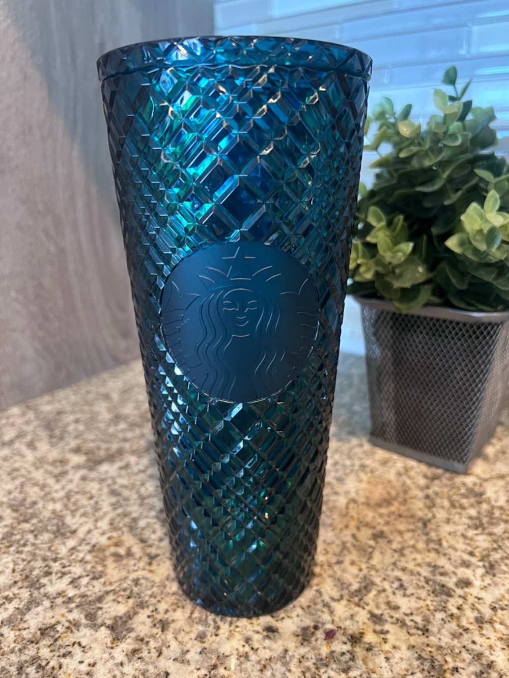 Starbucks Blue Textured Studded Tumbler*NO LID OR STRAW